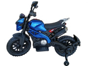 Electric Motorcycle for Kids, kids ride on motorcycle,  12V Electric Dirt Bike with Training Wheels, Hand Racing Foot Brake,PU seat, Ride on Motorcycle for 3~6 years Boys Girls gift