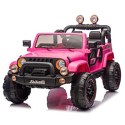 24V Kids Ride On Electric Car W/Parents Control,Seat width 20in,2WD,Rear suspension,Trunk storage,Portable pull rod,Light&Searchlight,Bluetooth,USB,Provide a speed of 2.5-4MPH for Kids Aged 3-8.