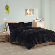 Twin/Twin XL Shaggy Long Fur Comforter Mini Set