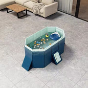 1.6m PVC folding pool (not inflatable) bathes and cools in summer, suitable for outdoor patio beach garden