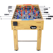 Hurricane Foosball Table for Family Game Rooms with Light Cherry Finish and Free Accessories