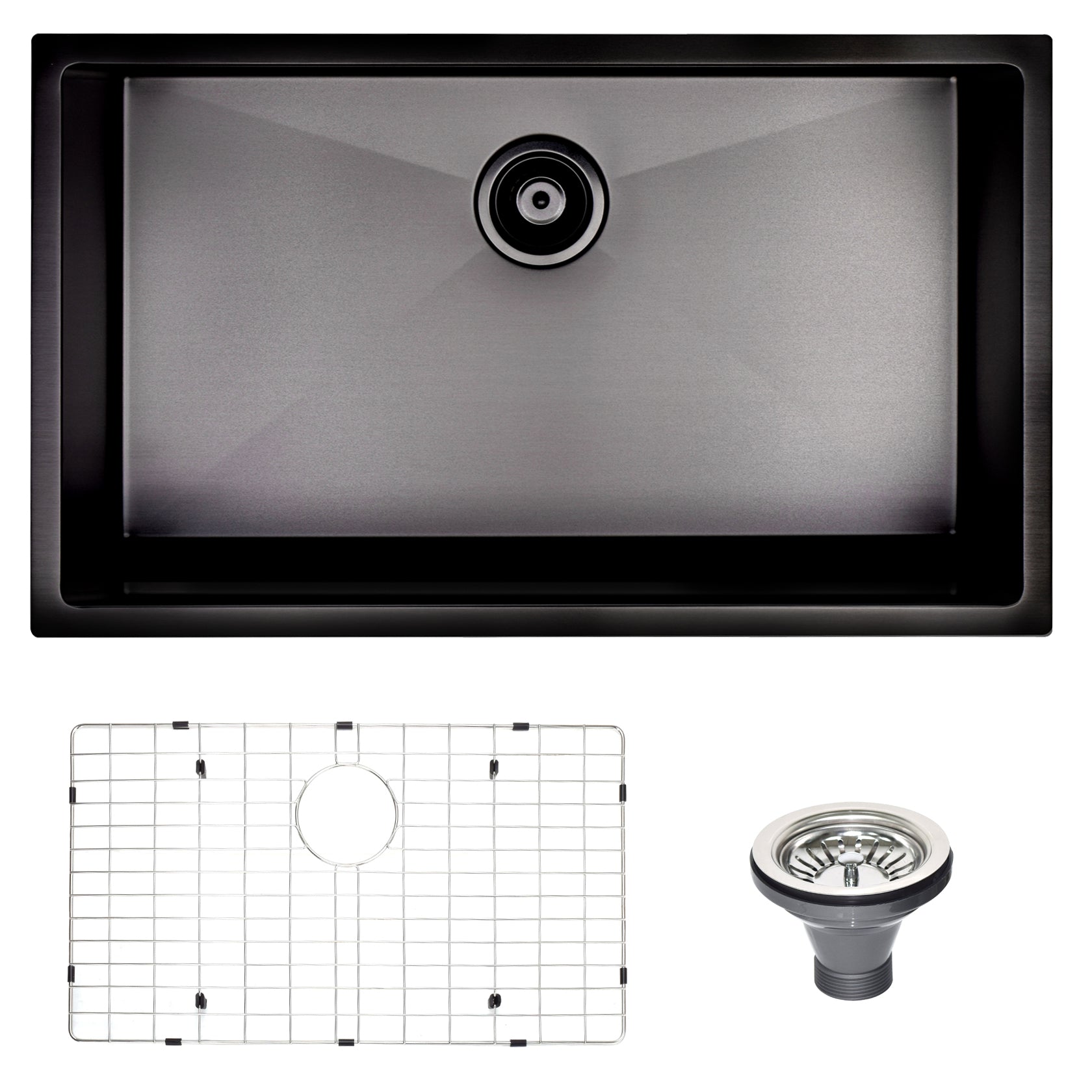 30' L X 18' W Undermount Kitchen Sink With Sink Grid
