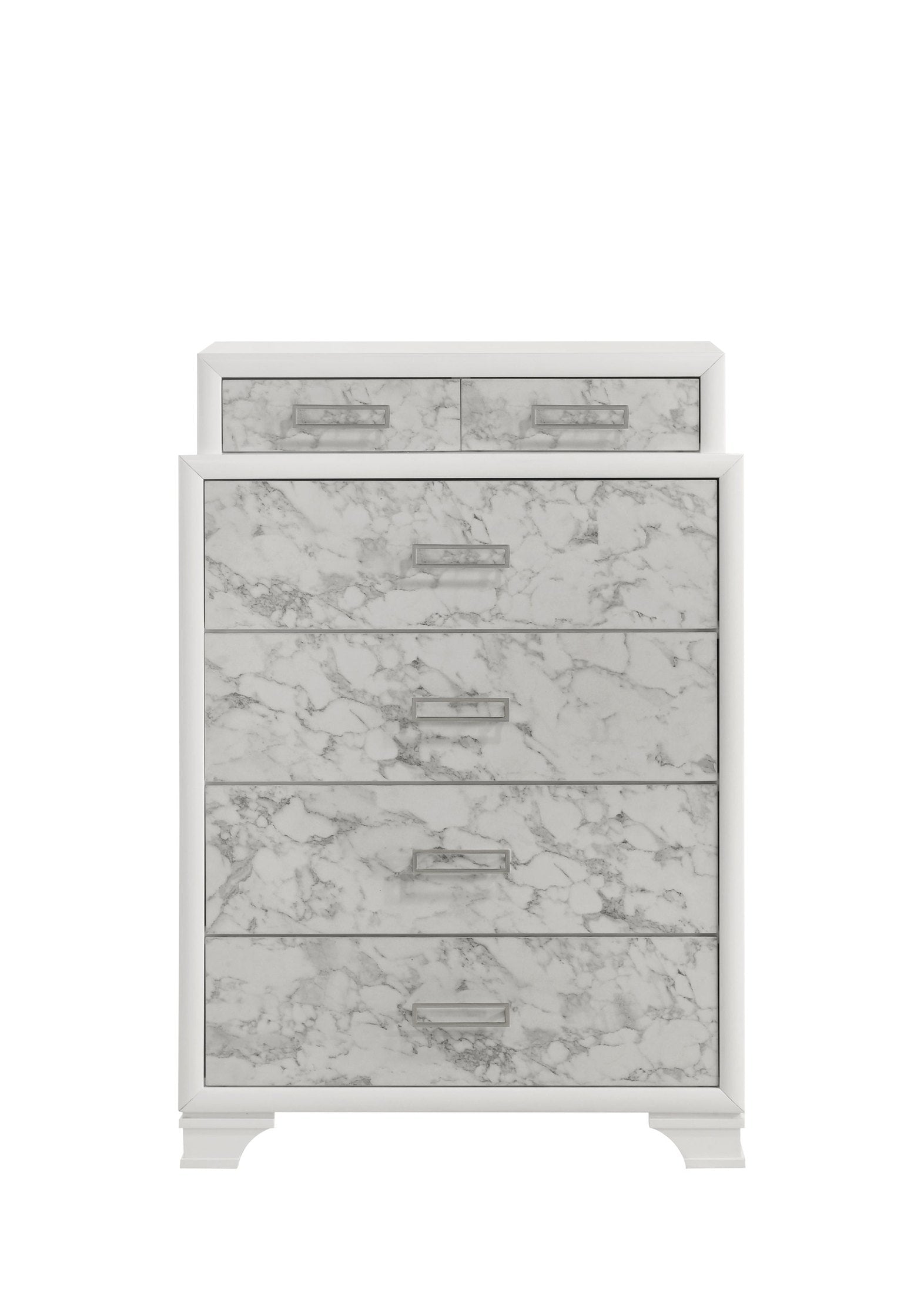Soul Modern Style Chest Made with wood in White  same as B009P309604 (CA inventory)