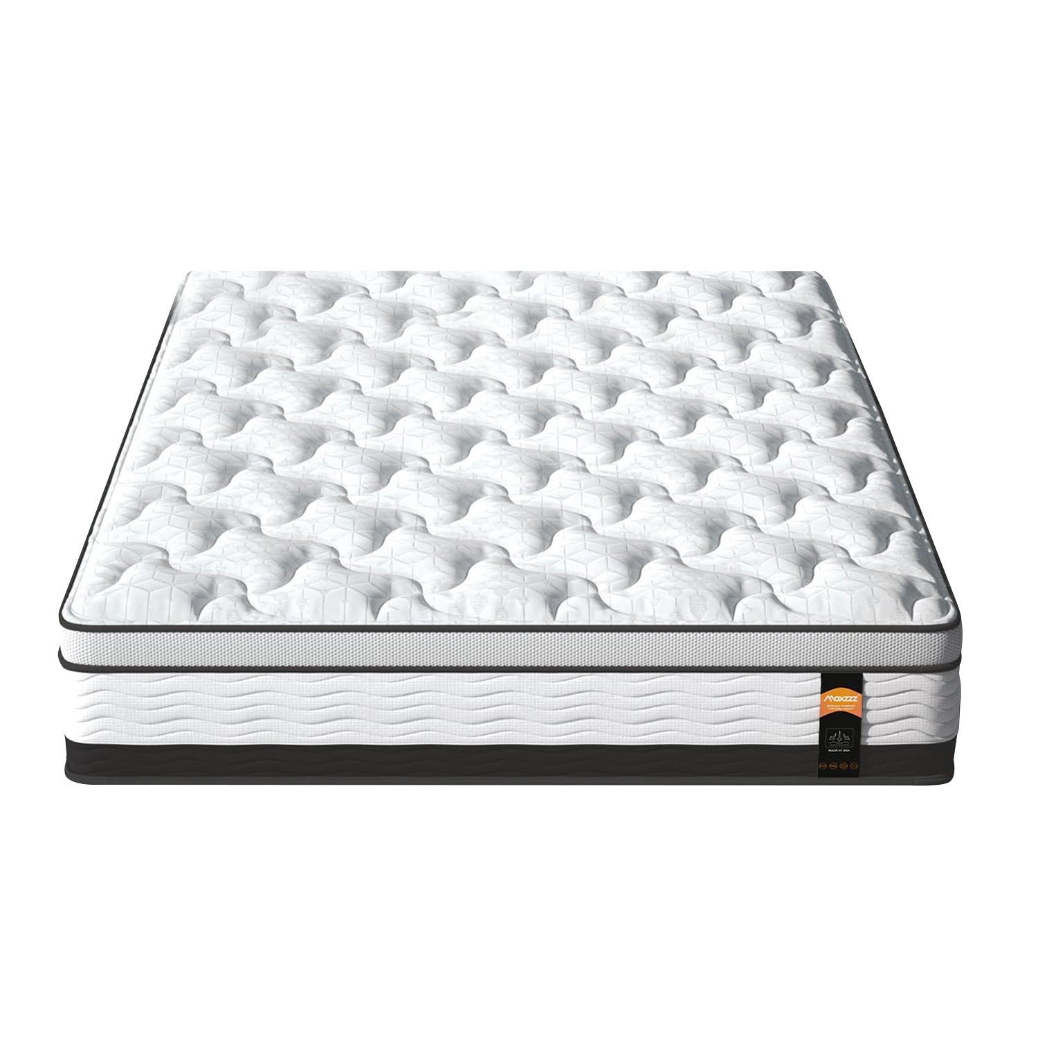 14 inch King Hybrid Mattress in a Box, Cooling Gel Infused Memory Foam and Pocket Spring Mattress, Medium Firm, 76 x 80 inches