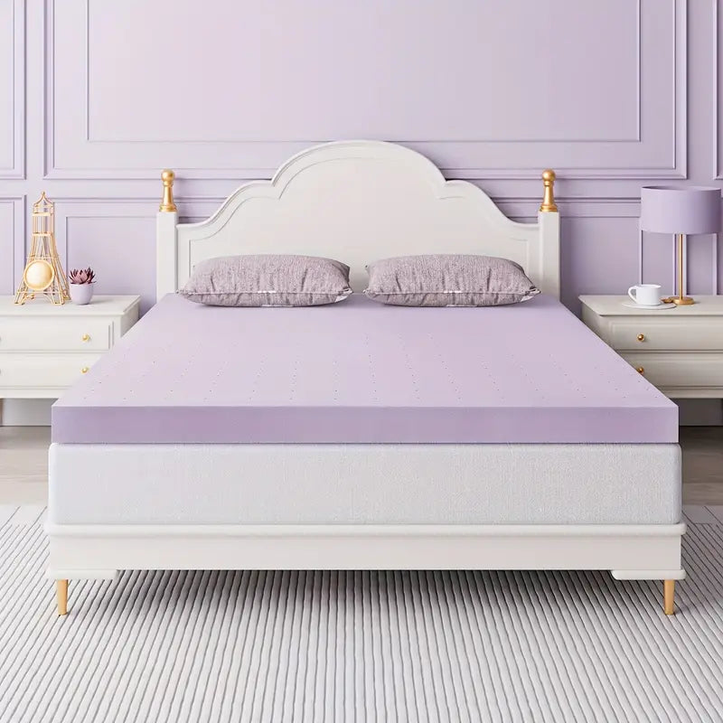 King Mattress Topper, 2 Inch Premium Firm Memory Foam Mattress Topper With Ventilated Design, Cooling & Gel-infused, Ultimate Comfort & Support For Better Sleep, High-Density Bed Pads