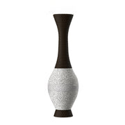 39-Inch Tall Designer Floor Vase – Artificial Rattan with Elegant Two-Tone Dark Brown Finish – Decorative Accent for Living Room, Bedroom, or Entryway