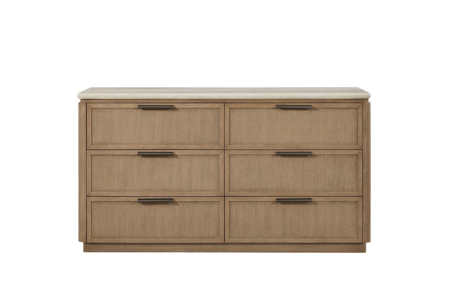 Dresser  - Rope Drawer Fronts - Toffee