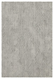 Sunshine GC_HAR2012 Silver 5 ft. 3 in. x 7 ft. 3 in. Indoor/Outdoor Area Rug