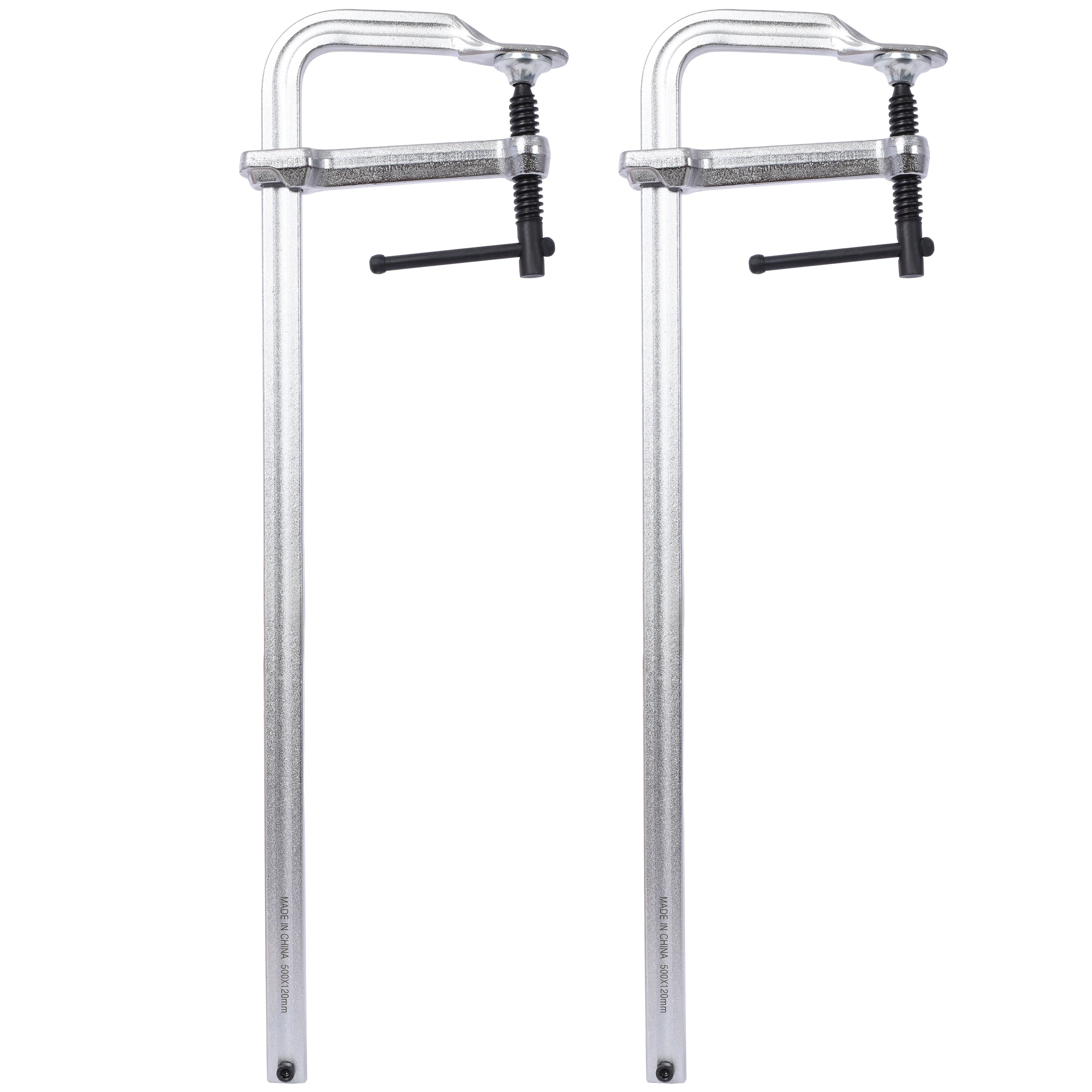 Bar Clamps Set, Drop Forged Steel Bar Clamps, Steel F Clamps for Welding, Woodworking, Metal working, DIY and Crafts,20 inch x 4-3/4 inch Throat,Pack of 2