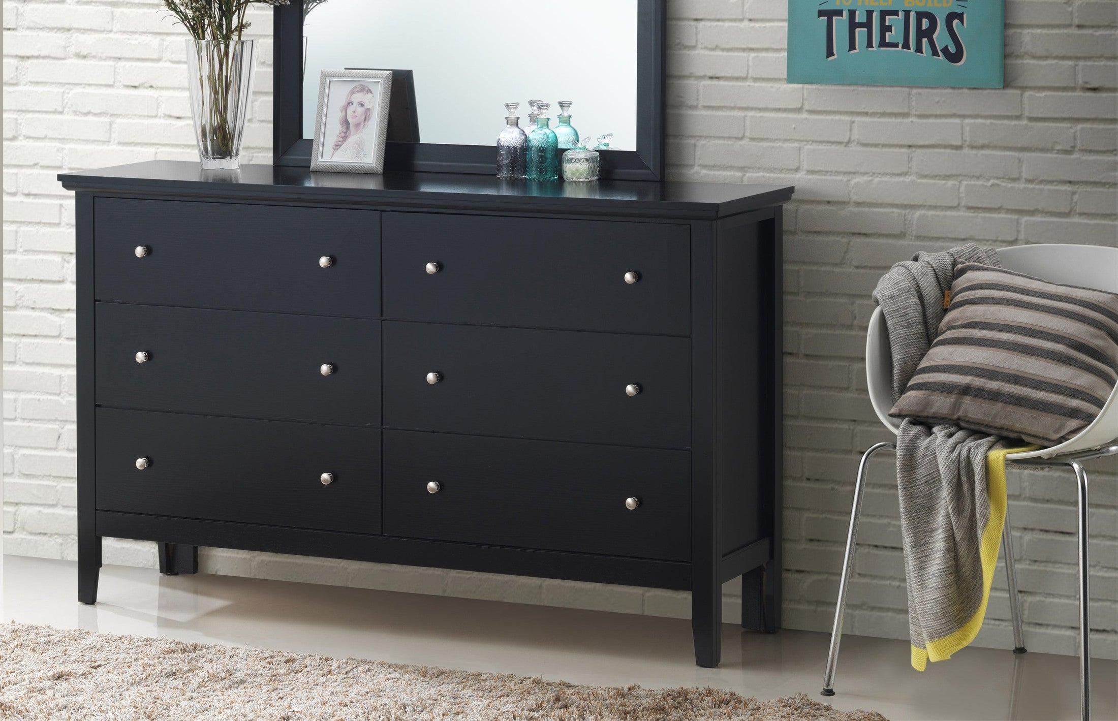 Primo G1336-D Dresser , Black