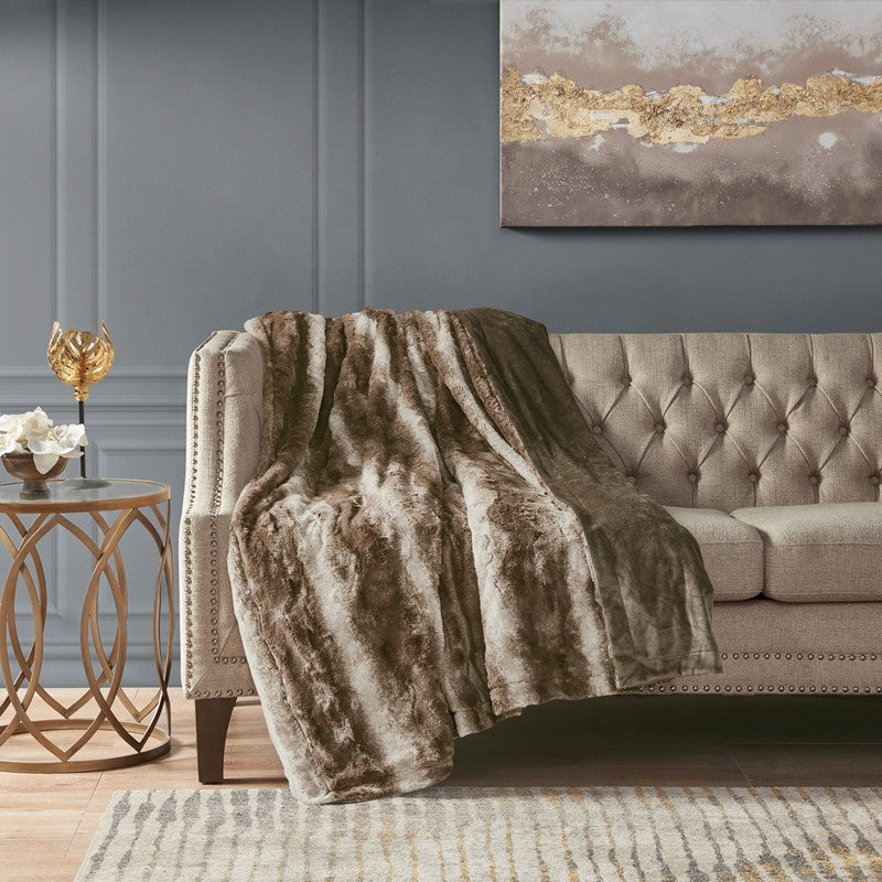 1PC 108x90' Faux Fur Blanket