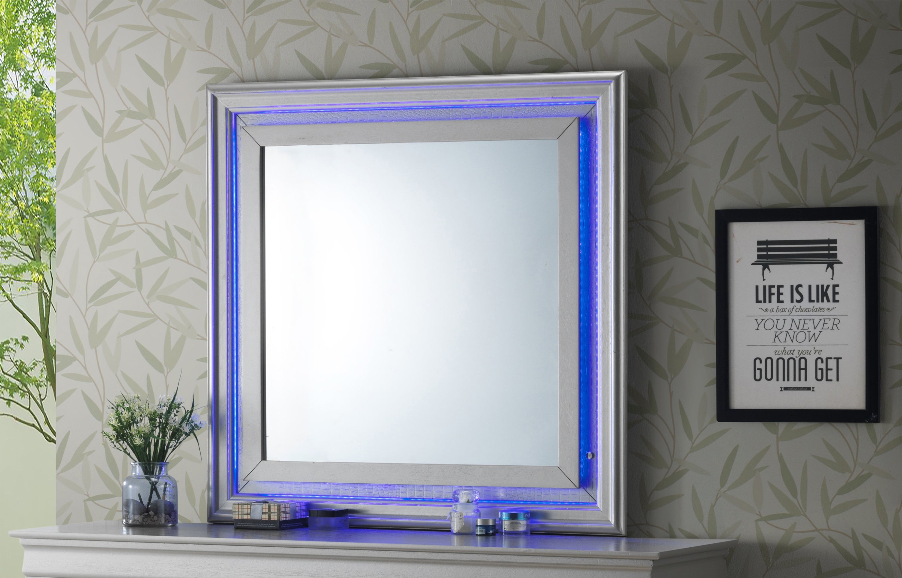 Lorana G6500-M2 Mirror2 , Silver Champagne