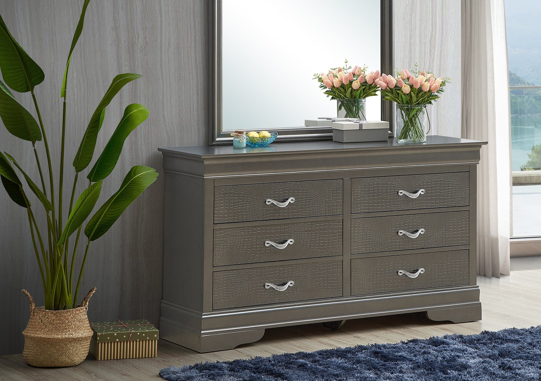 Sophisticated Metalic Black Storage Solution