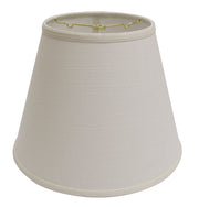 Slant Deep Empire Hardback Lampshade with Washer Fitter, White