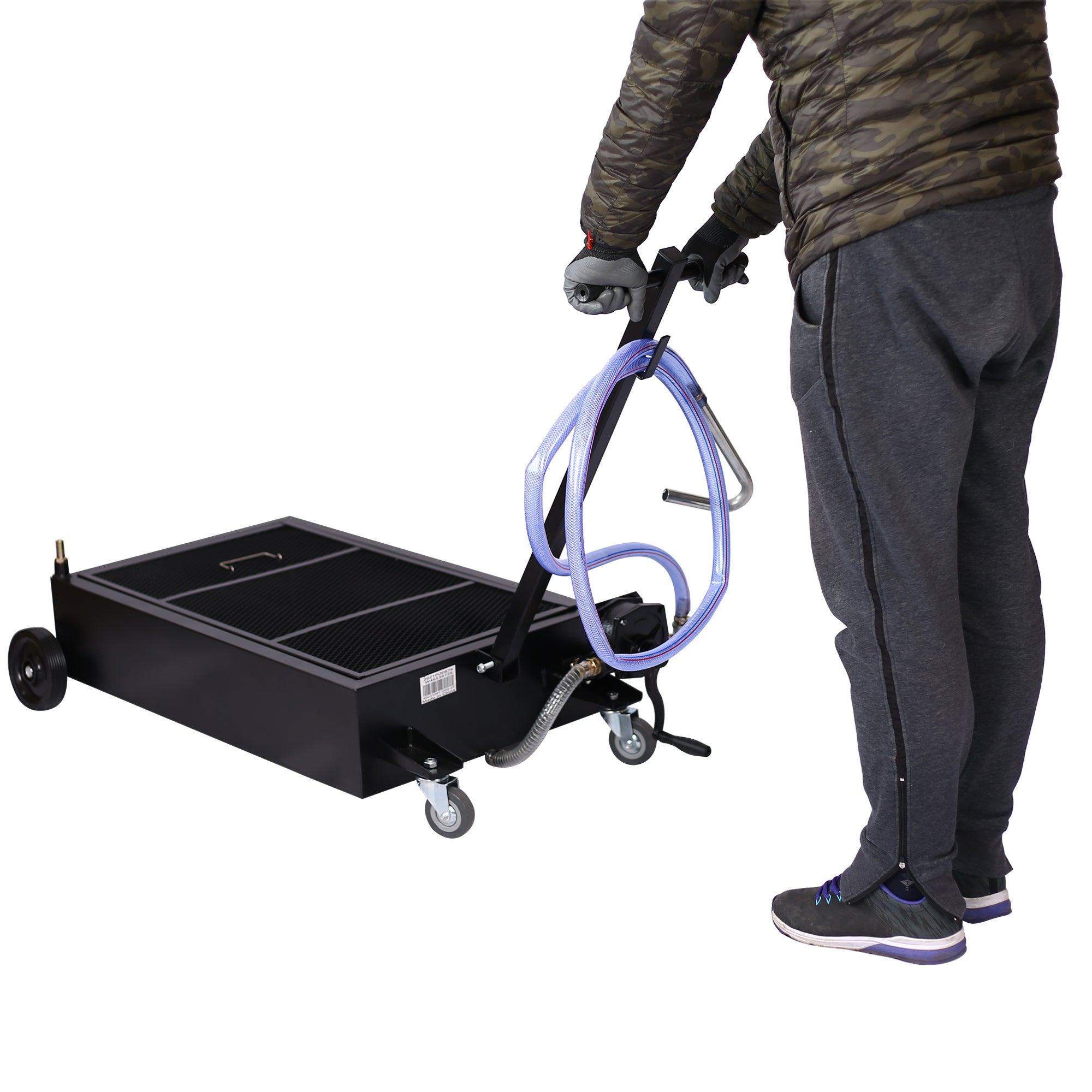 25-Gallon Low-Profile Oil Drain with Pump