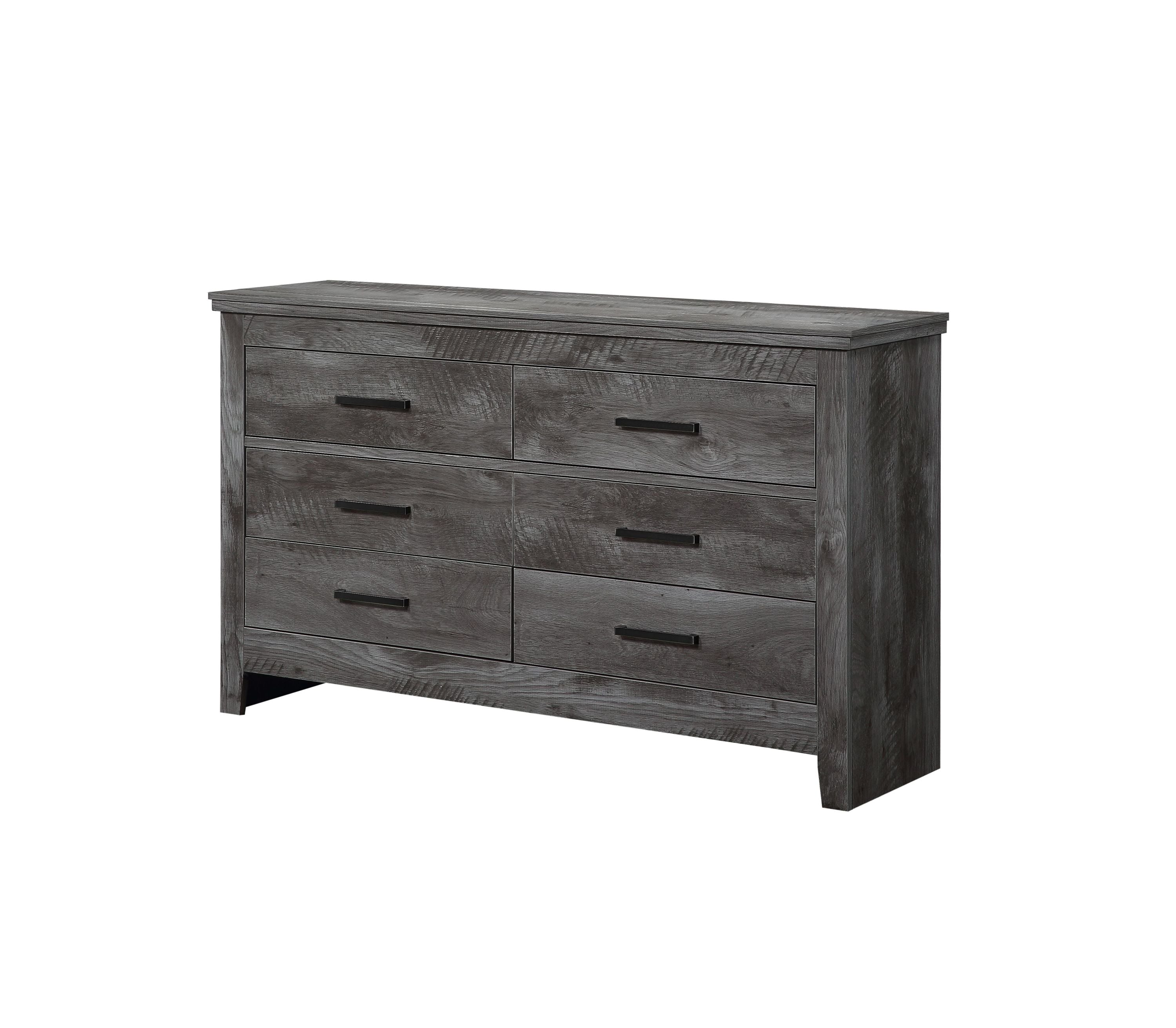 Vidalia Rustic Gray Oak Finish Dresser