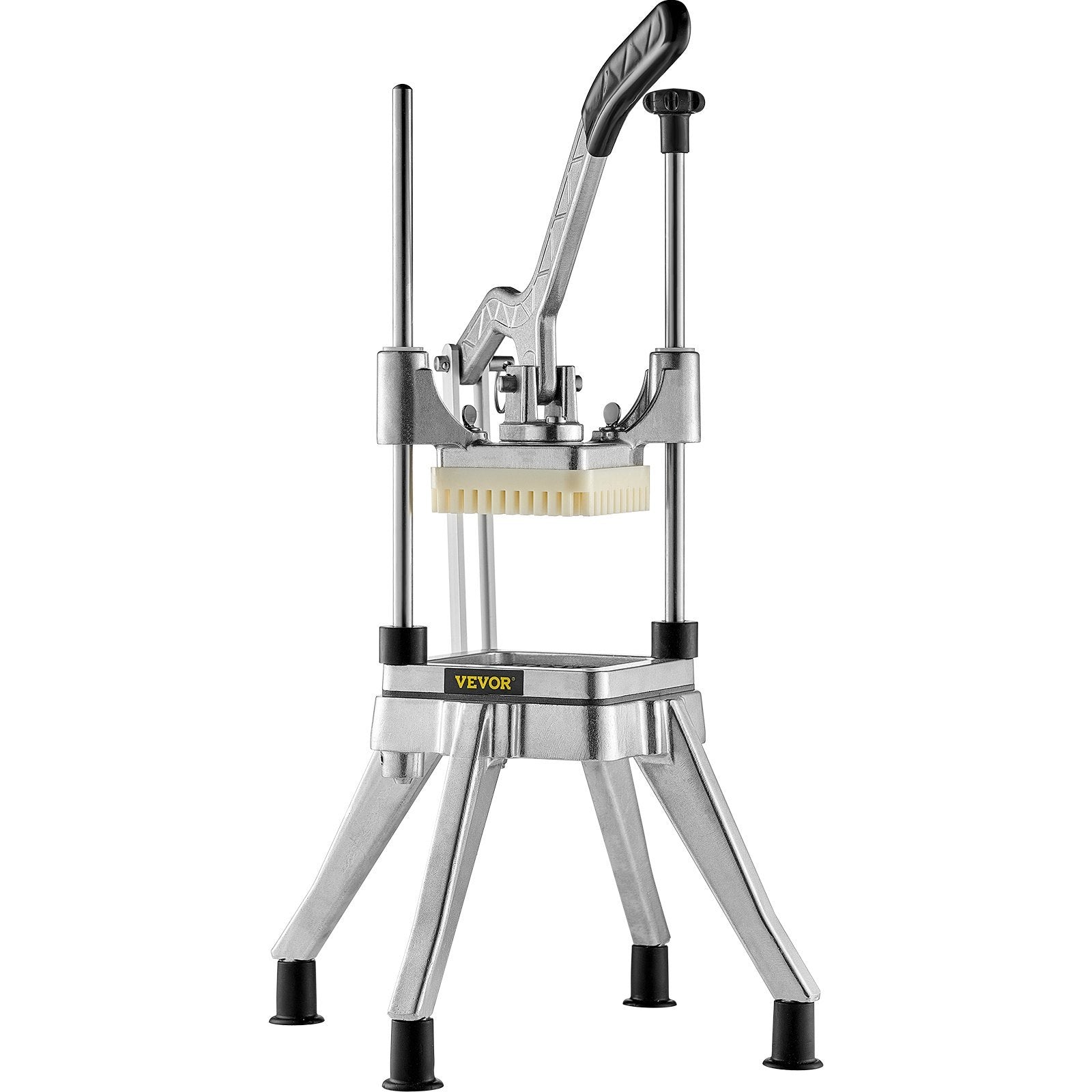 Commercial Vegetable Fruit Chopper 1/4' Blade Heavy Duty Professional Food Dicer Kattex French Fry Cutter Onion Slicer Stainless Steel for Tomato Peppers Potato Mushroom