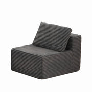 Modular Sectional Couches for Living Room: Single Seat (Gray),Can extend an L-shaped sofa or transform it into a U-shaped sofa.  SF502EGY