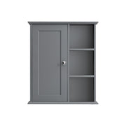 23.6' Grey Bathroom Wall Cabinet