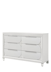 Tarian Pearl White Finish Dresser