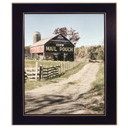 'Mail Pouch Barn' by Lori Deiter, Ready to Hang Framed Print, Black Frame