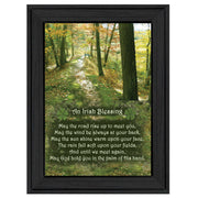 'Irish Blessing' By Trendy Decor4U, Printed Wall Art, Ready To Hang Framed Poster, Black Frame