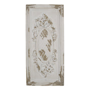 18' x 39.5' Large White Wall Art Panel, Rectangle Wall Sculpture, Wall Décor for Living Room Dining Room Office Bedroom
