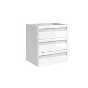DAX Venice Single Vanity Cabinet 3 Drawers 24 Inches White w/Onix Basin