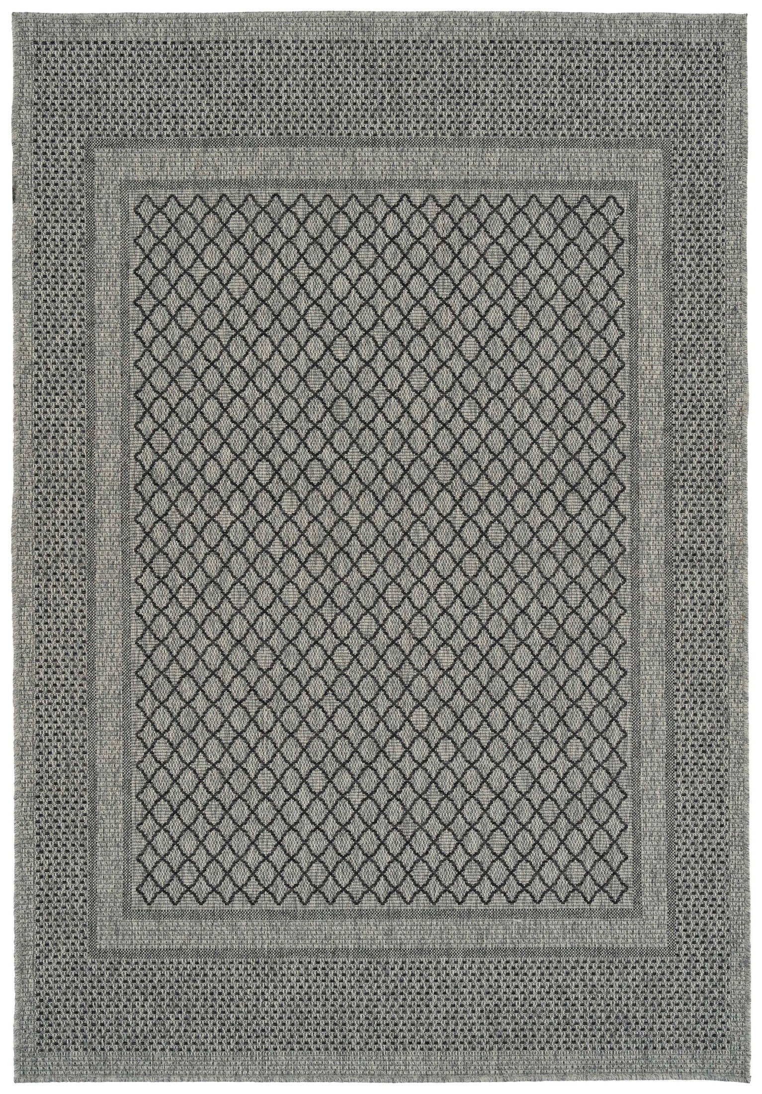 Modern, Transitional, Geometric, Southwestern, Textured High-Low Cut & Loop 2' x 3' Rectangle Throw Rug