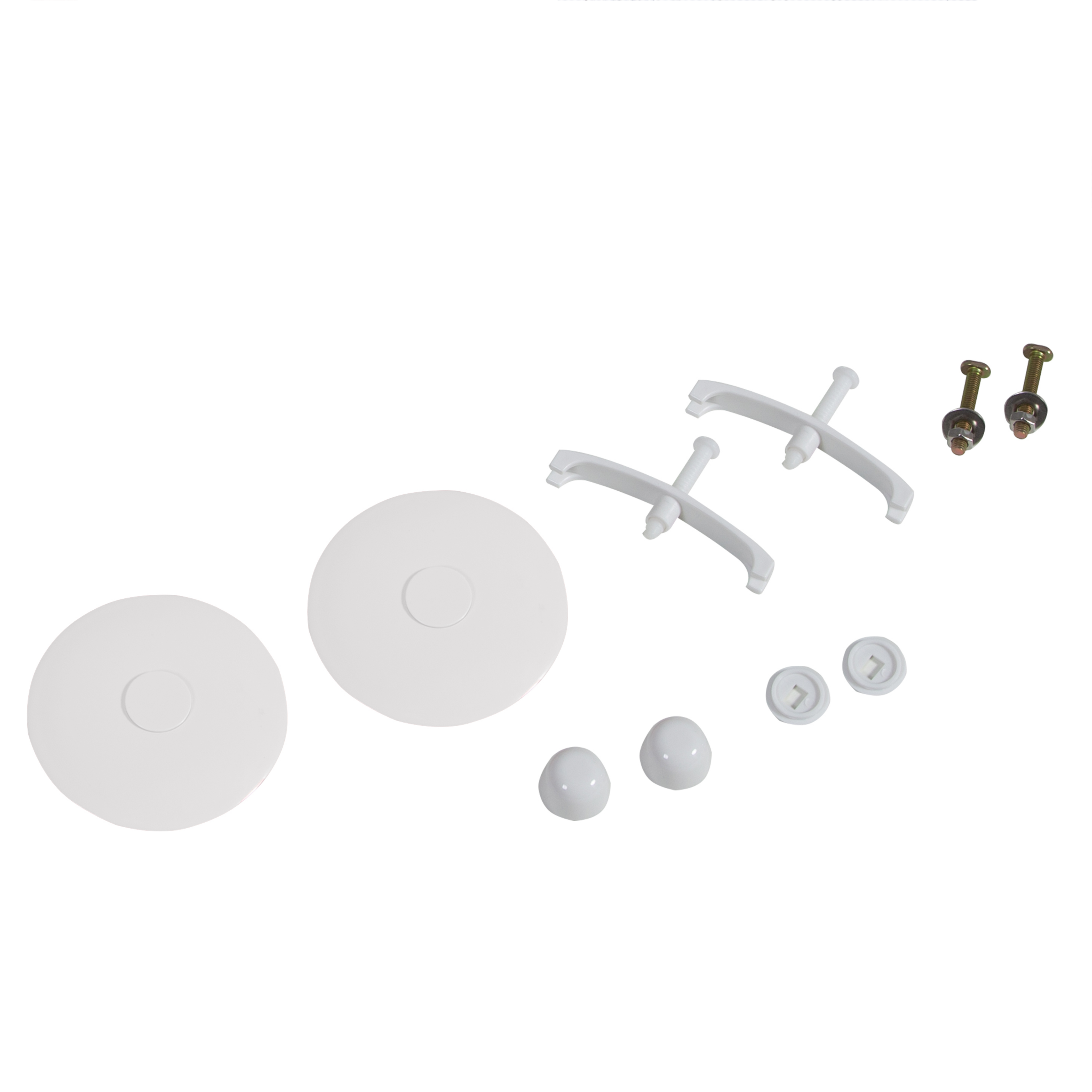 Toilet Floor Bolts and Caps Set Only, 23T01-GWP03