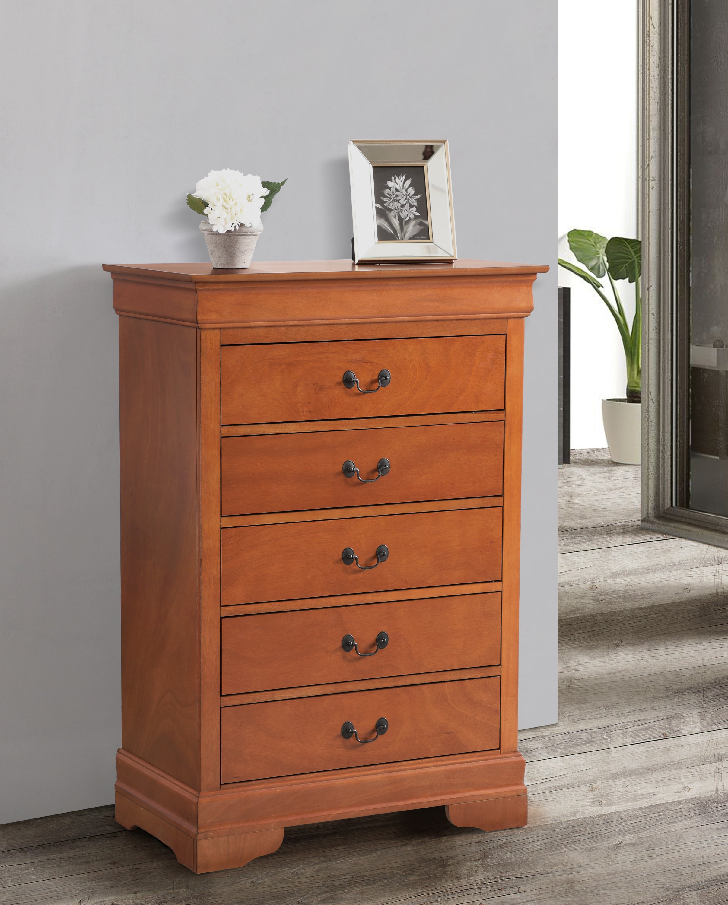 Louis Phillipe G3160-CH Chest , Oak