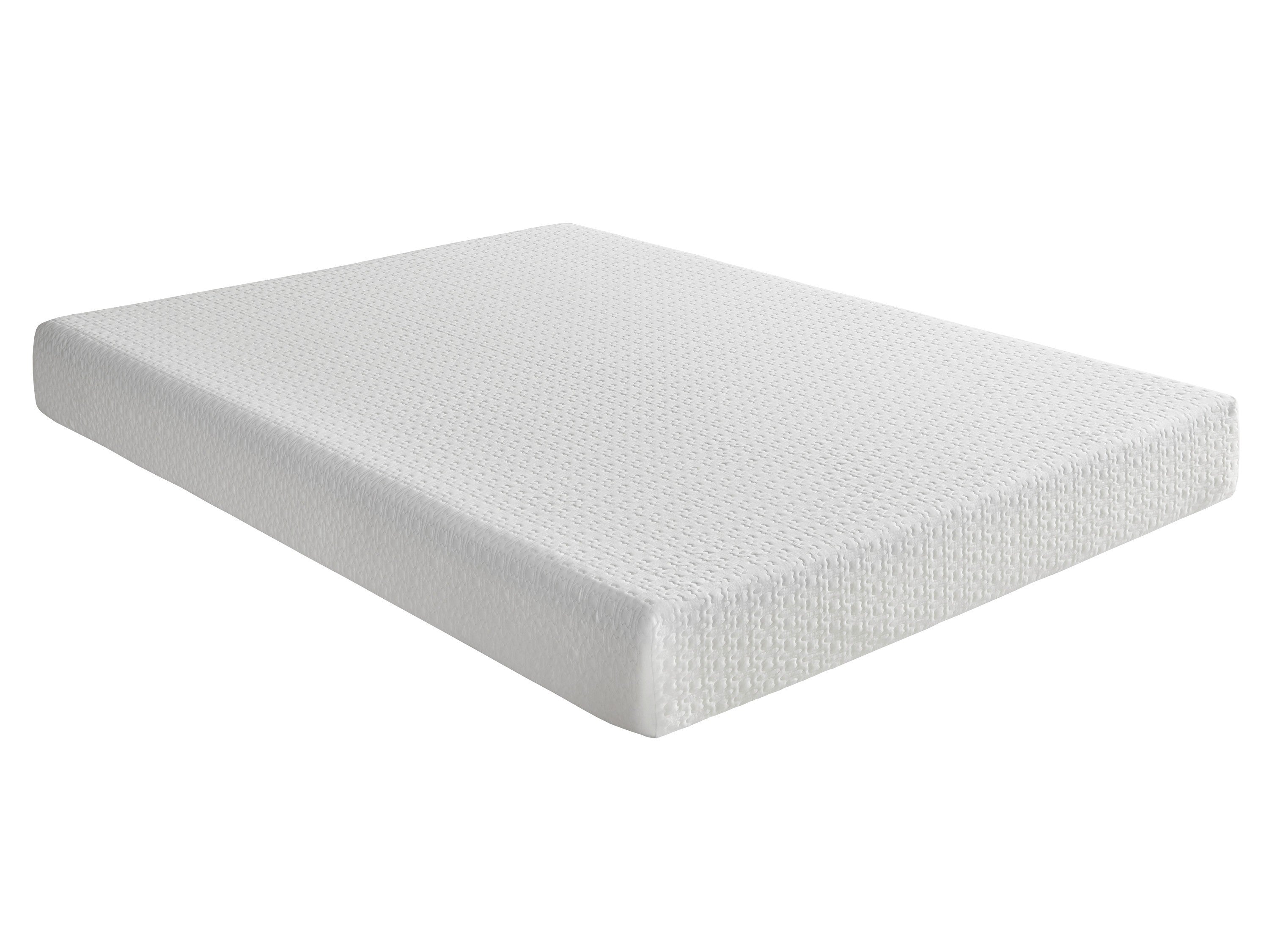 6-inch Full Size Bed Mattress Gel-Infused Memory Foam Mattress, Firm, White, Mattress in a Box
