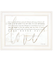 'Love Never Fails' by Cindy Jacobs, Ready to Hang Framed Print, White Frame