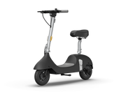 Electric Scooter with Foldable Seat w/35 Miles Operating Range & 15.5mph Max Speed - Black
