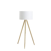 64' - 47'H Adjustable Height Brass/Shiny Gold Modern Tripod Floor Lamp for Living Room, Standing Lamp for Bedroom
