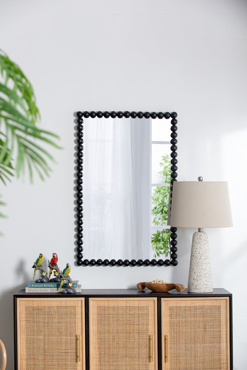 24' x 36' Rectangle Black Mirror, Wall Mirror for Living Room Bedroom Entryway