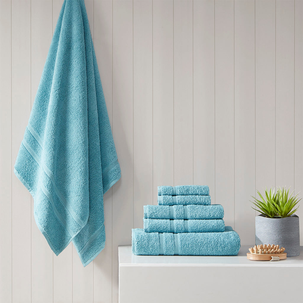 100% Turkish Cotton 6 Piece Towel Set