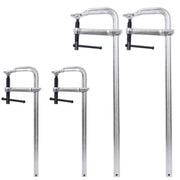 Bar Clamps Set, Drop Forged Steel Bar Clamps, Steel F Clamps for Welding, Woodworking, Metal working, DIY and Crafts, 2 pcs 12 inch x 3inch+ 2pcs 20inchx4-3/4' ,4pcs pack