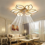 25.5In Ceiling Fan Titanium Gold with Light, Remote Control 3-Colour Temperature, 6-Speed Fanlight