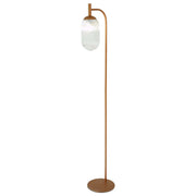 Vela Floor Lamp Bronze and Clear, Modern Upward Lighting for Living Room, Bedroom, Office