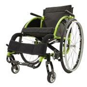 Premium Lightweight Foldable Sport Wheelchair for Adults - All Aluminum Alloy Body, Sturdy & Comfortable, 250lbs Capacity, Easy Folding, 24' sports Tires, Perfect for Outdoor,Color Green