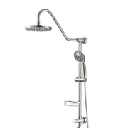 Shower Head with Handheld Shower System with 8' Rain Shower Head