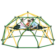 13ft Geometric Dome Climber Play Center, Kids Climbing Dome Tower with Hammock, Rust & UV Resistant Steel Supporting 1000 LBS