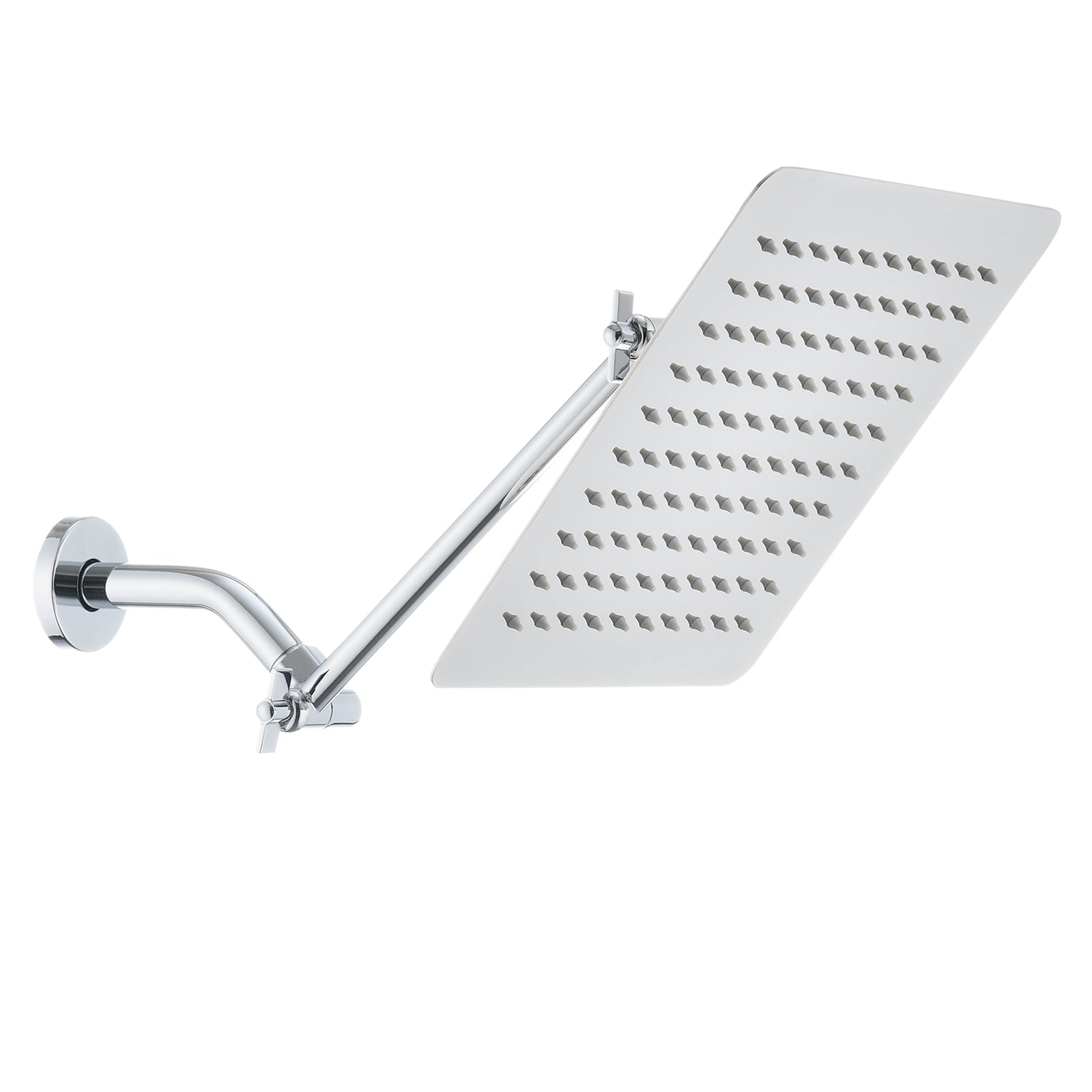 Chrome 10' Square Rainfall & High Pressure Stainless Steel Bath Shower head