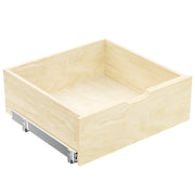Hard Close Pull Out Cabinet Organizer 8' High Drawer 22½' W x 21' D Wood Slide Out Shelves Cabinet Storage Organizer with Full Extension Rail Slides Pull Out Drawer for Kitchens Cabinet Pantry
