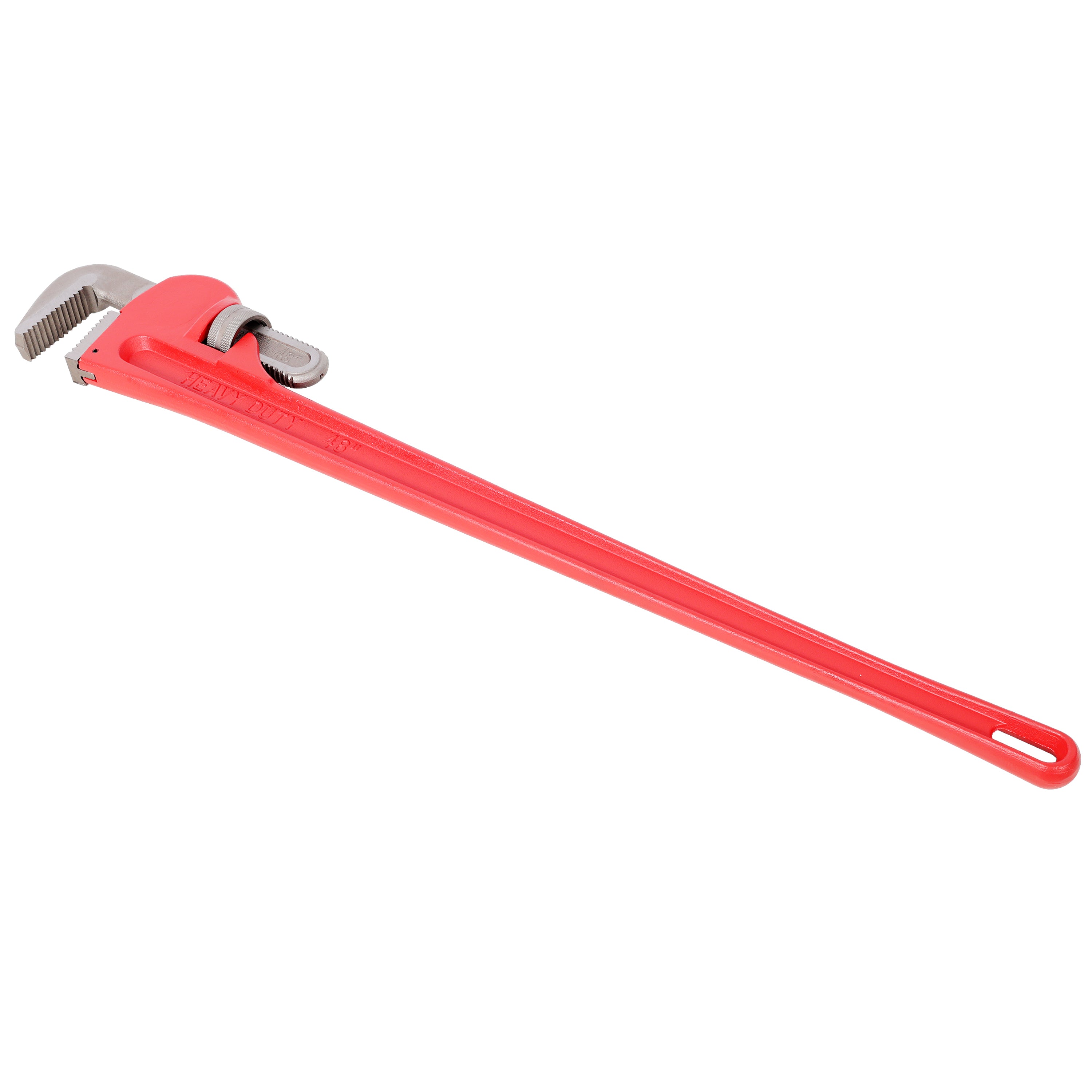 48-inch Pipe Wrench,Heavy-Duty Adjustable Straight Pipe Wrench,Reliable & Durable Cast Steel for Long-Lasting Pipe Maintenance