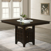 Tolland Cappuccino 1-door Storage Counter Height Dining Table