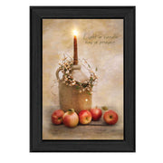 'Say A Prayer' By Robin-Lee Vieira, Printed Wall Art, Ready To Hang Framed Poster, Black Frame