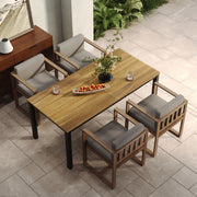 Patio Dining Table and Chairs Set of 5