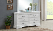 Lorana G6590-D Dresser , Silver Champagne
